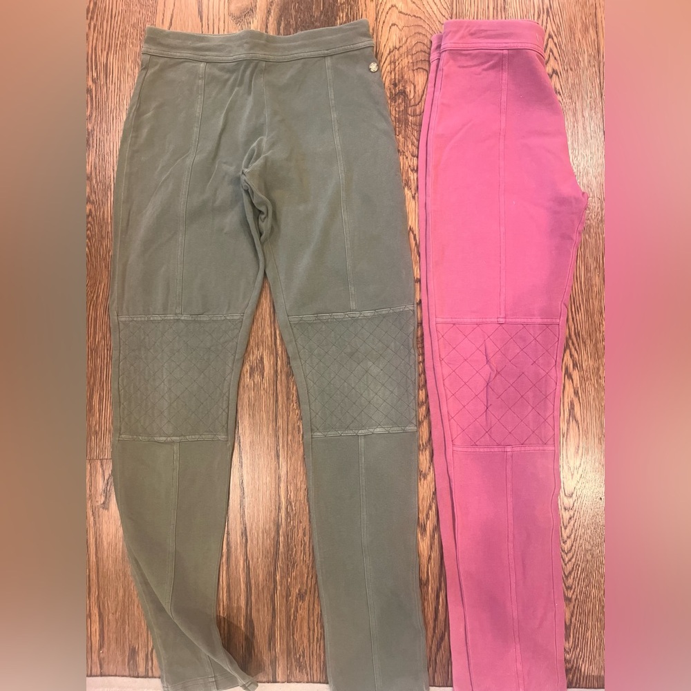 Matilda Jane leggings - pink and green kids size 14